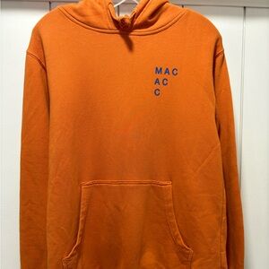 Mac Miller Hoodie Small Orange Circle Album Double Sided Hip Hop R&B 2020